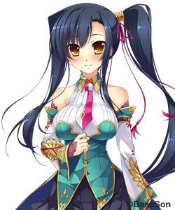 エロゲー　関羽こと黒髪ロング巨乳おっぱい美女を明るいうちからパコパコSEX