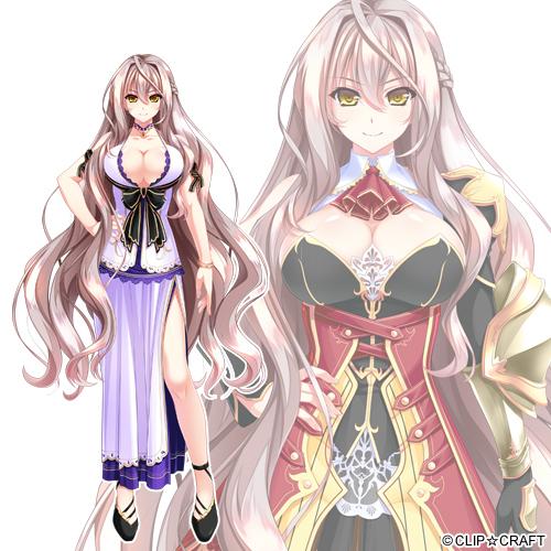 エロゲー　皇女様もベッドの上ではチンコをぺろぺろとザーメン搾ろうとお姉さん巨乳おっぱいフェラ