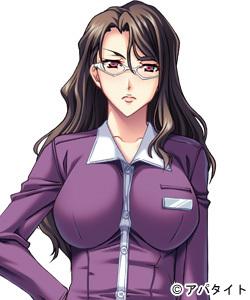 エロゲ―　巨乳おっぱい眼鏡な人妻　エロい体しやがってとチンコぶち込まれ乳首つままれイキまくりな淫乱