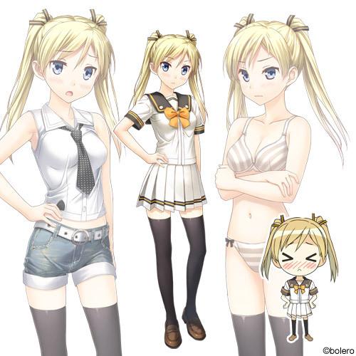 エロゲ―　金髪ツインテールなツンデレ娘がケツを突き出しアナルを責められる　結局気持ちいい変態