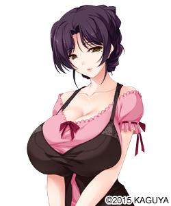 エロゲ―　くそエロい体してる人妻管理人さん、手コキしてもらいながら爆乳おっぱい乳首をしゃぶり尽くす