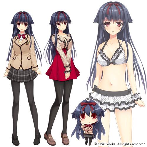 エロゲ―　黒髪ロングの巨乳おっぱい美女を可愛いビキニだから、ムラムラしてチンコぶち込みザーメン中出し