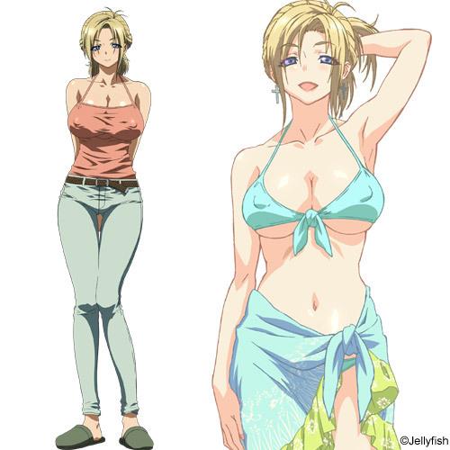 エロゲ―　アニメ　手コキフェラチオSEX中出しと最高の夏を巨乳おっぱいナイスバディ人妻とエッチ