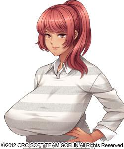 エロゲ―　褐色巨乳おっぱい奥様にチンコぶち込み中出しザーメン　ムチムチスケベボディを堪能♪