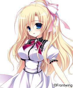 エロゲ―26　25　金髪美少女のパイフェラは絶景だね　先っぽをチロチロと　ご褒美にチンコぶち込んだる