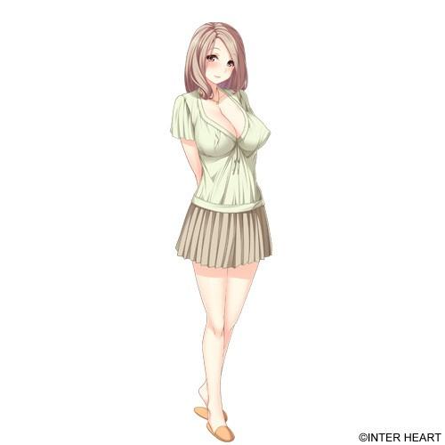 エロゲ―　巨乳おっぱい美人奥様が誘惑しまくりでエロエロ、裸エプロンで誘惑されてチンコぶち込み中出し