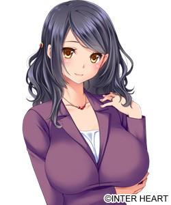 エロゲ―　子供が欲しい巨乳おっぱい美人人妻　黒ブラからのぞく乳首がエロい、チンコ挿入中出し射精