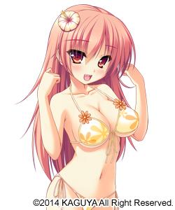エロゲ―　ビーチで巨乳おっぱい美少女が手コキでザーメンぶっかけ　おっぱい吸い付きまくって感じまくり