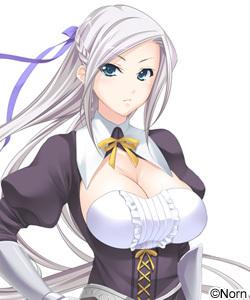 エロゲ―　スケベ衣装来てチンコぶち込まれて感じまくりなクールな女騎士　むっつりスケベ巨乳おっぱい娘