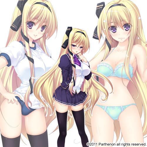 エロゲ―　幼馴染は金髪美少女お嬢様で生徒会長　チンポ咥えさせてたっぷり汚す口内射精　顔中べとべと精液