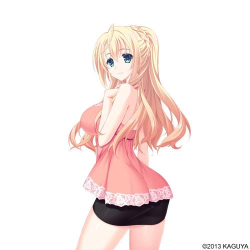 エロゲ―　金髪ハーフ巨乳おっぱい姉がパイフェラ、口内射精のザーメンちゅるちゅる吸ってお掃除フェラでもう一発