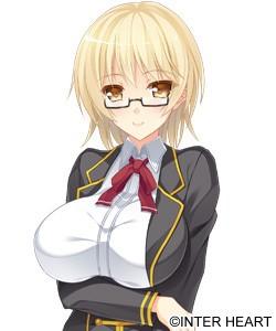 エロゲ―　冷静沈着メガネ美女と保健室ベッドで騎乗位SEX中出しザーメンぶっかけ種付け　