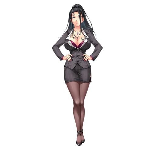 エロゲ―　クールで女社長巨乳おっぱい美女な姉　ゴムつけられて騎乗位SEXで中出しザーメン種付け