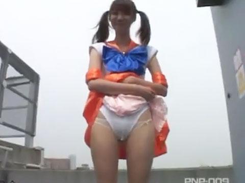 フェチ｜スカートをたくし上げてパンツとパンスト見せつけ♥本番なしのストッキング美脚マニア向け作品！