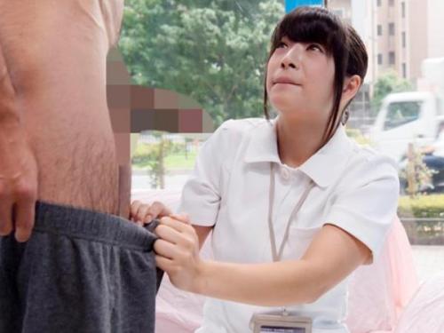 ＜真正中出し＞ちょっと恥ずかしがりやなナースさんがデカチン男性の相談に乗って自ら身体を使って射精障害を解決！？