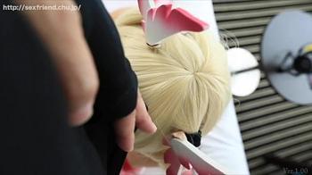 【アニコス】コスプレ衣装を着たままおまんこを突き出して生々しい生ハメ中出し体験！溢れ出すザーメンが卑猥ｗ