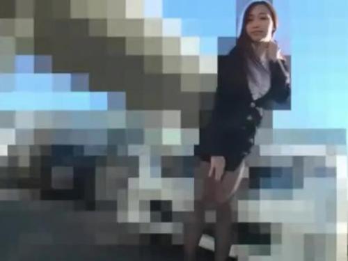 ＜巨乳黒パンスト＞むっちりしたスーツ、パンスト、足コキなど、エロ営業さんがカラダを使ってご奉仕しちゃう！