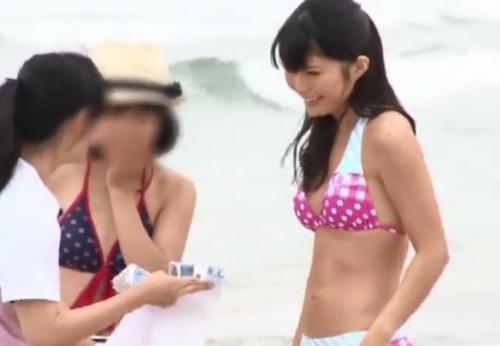 マジックミラー号　水着の美少女を性感マッサージしてこっそりチンポ挿入