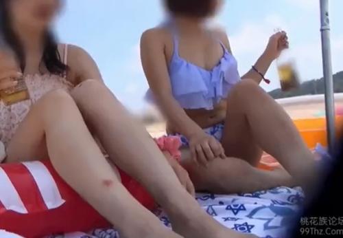 マジックミラー号　海水浴場で声を掛けたエロそうな水着美女が童貞くんを赤面筆おろし