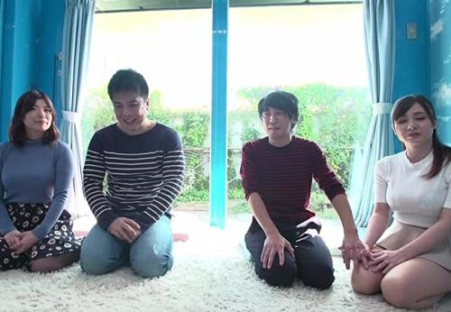 マジックミラー号　夫婦交換して壁一枚挟んで禁断の即席Ｗ不倫セックス