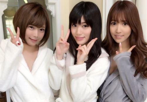 紗倉まな　高橋しょう子 三上悠亜  見てるだけでチンポが勃起してしまう天使たちの豪華なコラボ