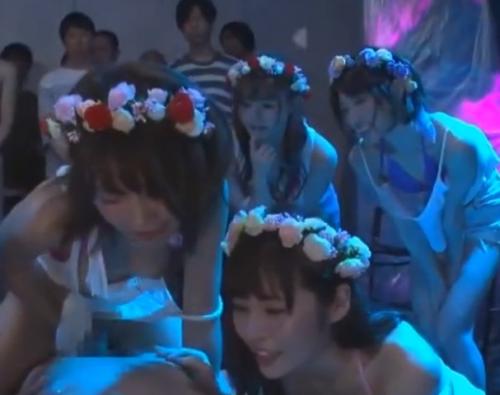 【ハーレム】「すっご～い！おっきぃ♡すぐイッちゃう～」エロい美女達の極上おもてなしパーティー！【紗倉まな×戸田真琴