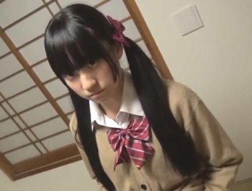 援交JK「・・・・・・・・・・えっち」無言のロリ美少女の電マやフェラ強要！パイパンマンコに中出し種付けザーメン膣内射精！