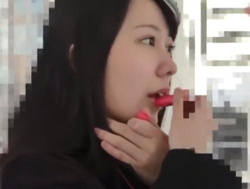 【巨乳JK痴漢レイプ】電車内でパンツ脱がされ指入れバイブ入れ生チンポ挿入中出し種付け！トイレで脱がせてハメ撮りやり逃げ！