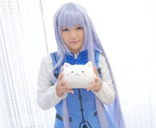 ご注文はオナニーですか？木村つな　コスプレ美少女のパイパン前貼りローターアナル丸見え！モザイク無し！