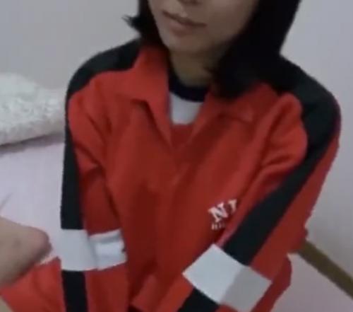 【JK援交】部活ジャージでハメ撮りする女子校生！元気なニコニコフェラから体操着で挿入！どっぷり中出し膣内射精！