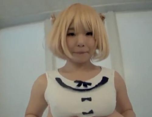 【個人撮影】巨乳ロリコスプレイヤーとハメ撮り中出しパイパン種付けSEX！爆乳パイズリフェラ主観ローアングル揺れる美乳！
