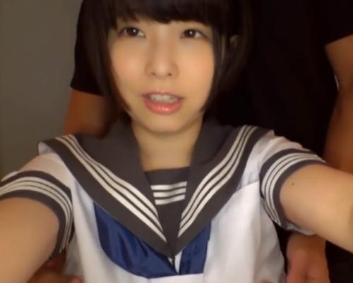 【個人撮影】ショートカットで巨乳のJKと仲良くハメ撮りセックス！えちえち体型に育ったカラダをおいしく頂きます！