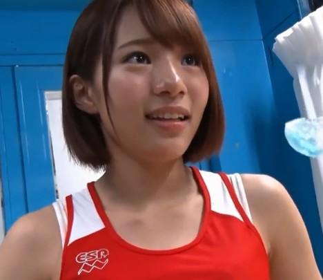 【マジックミラー号】「膣圧トレーニング…ですか？」オイルで光るエロい腹筋！スレンダーなアスリート美女に中出し種付け！