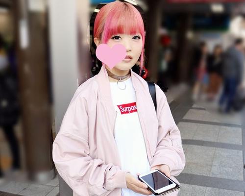 《中出し》家出中の赤髪イマドキ娘をナンパして男二人で交互に種付け！可愛い声で鳴きながら注ぎ込まれるハメ撮り３Ｐ！