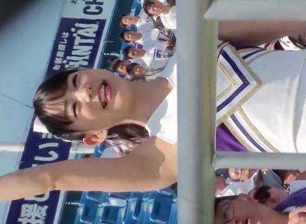 めちゃ可愛い！美少女過ぎるだろ！夏の風物詩チアリーダーのJK!桜井日〇子かと思ったわ！