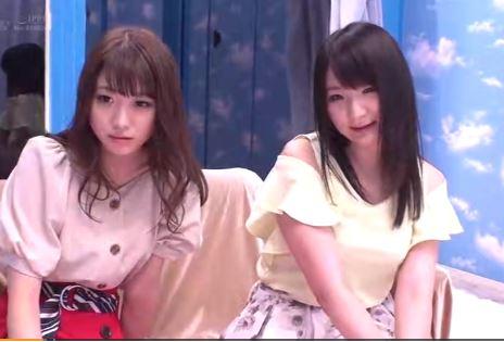 【MM号×企画】逆マジックミラーww鏡を見ながらセックスしてる美女2人♡実は外から丸見えでしたwww
