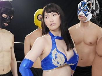 【女子プロ】巨乳が戦う中出しをかけたエッチな格闘レスリング