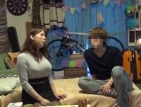 巨乳妻と宅飲みで食後の生ハメスタートでパイズリ挟射！