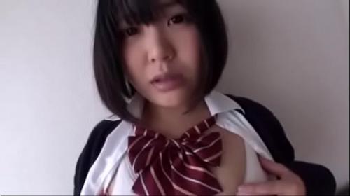 可愛いのロリ巨乳女子校生着衣セクシー中出し