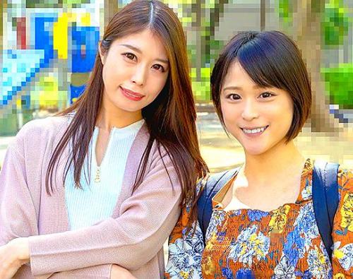 ＜人妻ナンパ＞「ママ友と一緒なら大胆な３Pも平気？」一本の他人チ◯ポを欲しがりむしゃぶりつく獣のような３Pセックス！