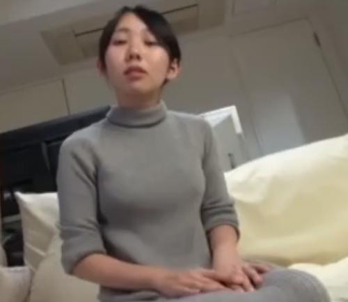 最初は旦那のことを考えていたけど、途中からは気持ち良くなっちゃった♡というエッチ好きのおっぱいお椀型とのセックス！