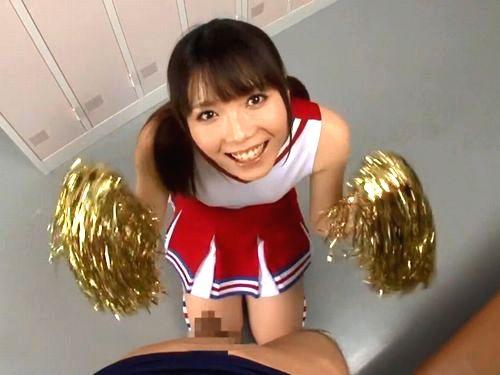 【はるか真菜】「フレフレ！ティンティン♡」試合に負けて落ち込む同級生を勃起するまで応援！スッキリ解消オナサポチアガール！