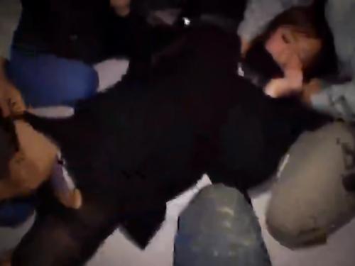 【集団レイプ】※閲覧注意！鬼畜男たちが美人OLを拉致してボロクソに犯す！パンスト破り生ハメ凌辱で容赦なく中出し！
