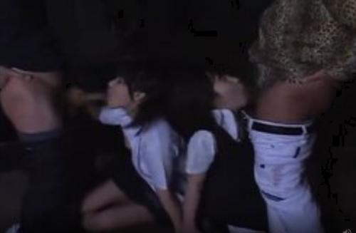 【レイプ】拉致された美少女JKたち！不良達に犯されて泣き叫んでも助けはこない、、、