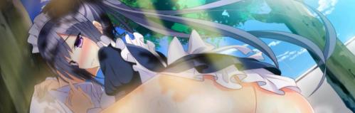 美少女メイドが野外中出し着衣セックス！屋敷の庭でする性行為に恥じらう侍女