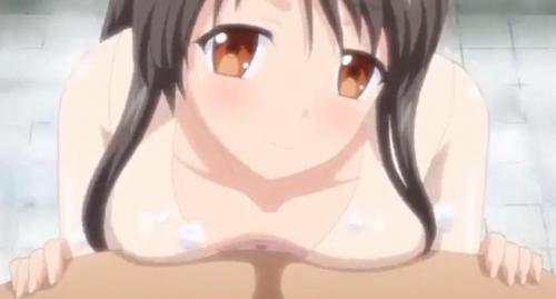ロリ美少女がボディペイントをしてお風呂サービス！おっぱいで背中を流してくれる