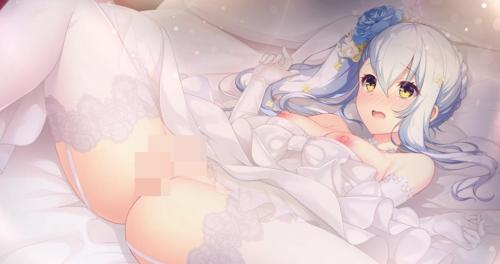 美少女がウェディングドレスを着たまま着衣セックス！