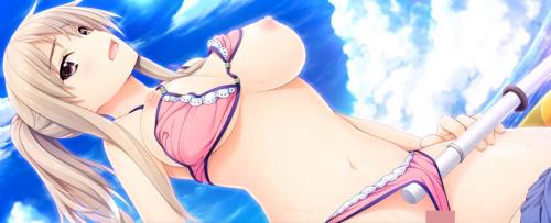 巨乳美女が野外セックス！ボートの上で素股してくれる