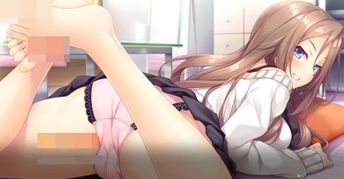 巨乳美少女が足コキ！ザーメン絞り出してパンツにぶっかけられる