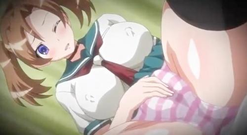 巨乳美少女がおマンコを弄ってオナニー！その様子を壁の穴から見ていた兄はチンポがフル勃起